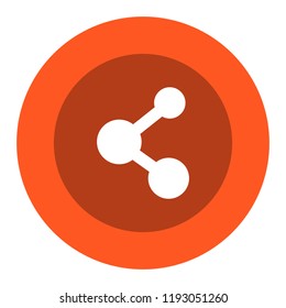 molecule vector icon