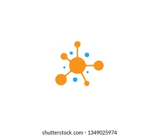 Molecule vector icon