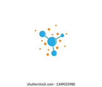 Molecule vector icon