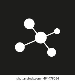 molecule, vector icon