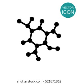 Molecule vector icon