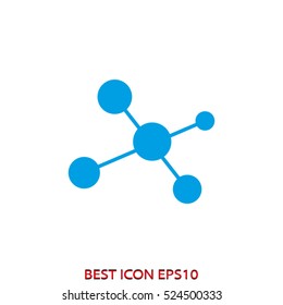 molecule, vector icon, eps10