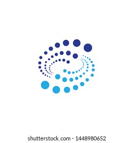 Molecule vector icon illustration design