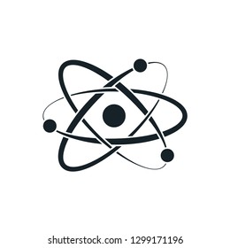 Molecule vector icon logo template style trendy