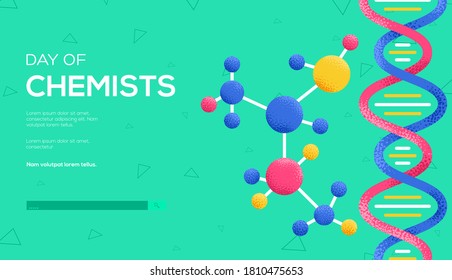 Molecules art icon. Molecules classic background. Molecules illustration concept. 