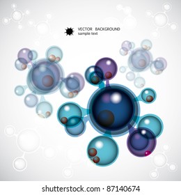 Molecules background