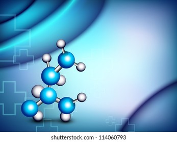 Molecules background. EPS 10.