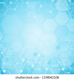 Molecules Concept of neurons and nervous system vector. 