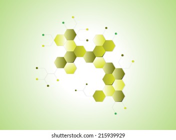 Molecules Concept of neurons and nervous system vector 