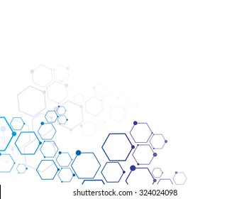 Molecules Concept Of Neurons And Nervous System Vector 