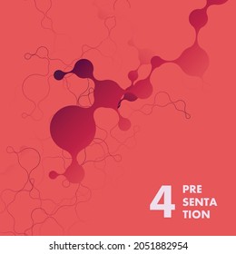 Molecules connect. Template for medicine, science, laboratory. Symbol for corporate branding identity. Technology design for advertising, business and web