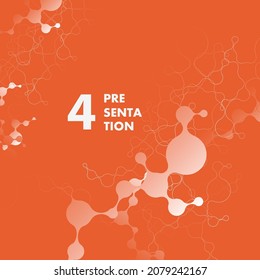 Molecules connect. Template for medicine, science, laboratory. Symbol for corporate branding identity. Technology design for advertising, business and web