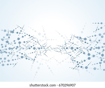 Molecules dna Concept of neurons and nervous system vector