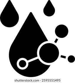 Molecules Icon Element For Design And Vector