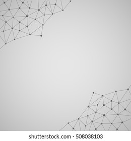 Molecules, icons. Vector illustration