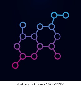 Molecules nolan icon. Simple thin line, outline vector of sciense icons for ui and ux, website or mobile application