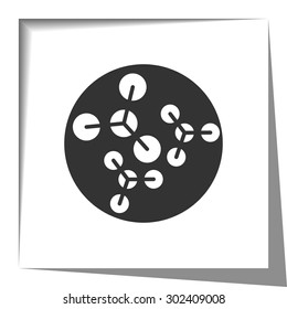 molecules paper cut out