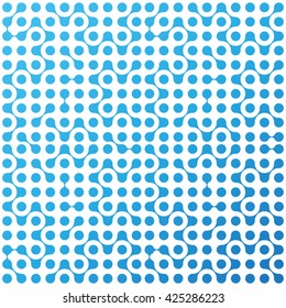 Molecules seamless pattern vector eps10 for fabric, paper and web design