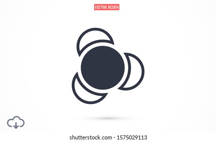 Molecules vector icon. Molecules for the chemistry of  icon. Molecules for Dr icon. Molecules for work and sweets design  icon