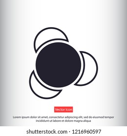 molecules vector icon eps10