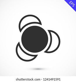 molecules vector icon eps10