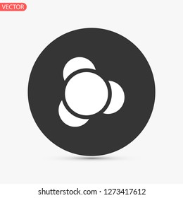 molecules vector icon eps10
