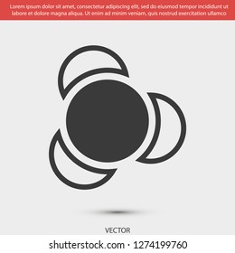 molecules vector icon eps10