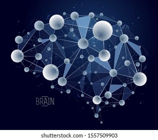 Molecules vector illustration, science chemistry and physics theme abstract background, micro and nano science and technology theme, atoms and microscopic particles.