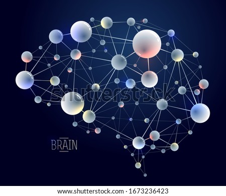 Molecules vector illustration, science chemistry and physics theme abstract background, micro and nano science and technology theme, atoms and microscopic particles.