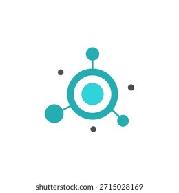 molekul symbol science vector design