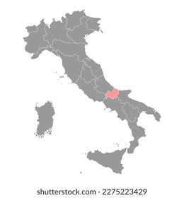 Molise Map. Region of Italy. Vector illustration.