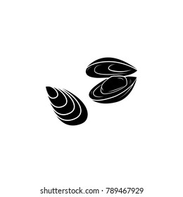 molluscs icon. Fish and sea products elements. Premium quality graphic design icon. Simple love icon for websites, web design, mobile app, info graphics on white background