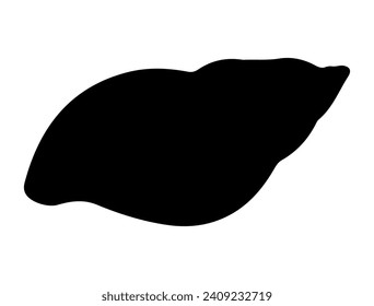 Mollusk, Seafood silhouette vector art