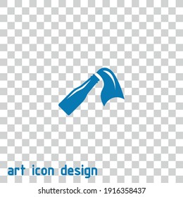 molotov fire cocktail vector icon on an abstract background