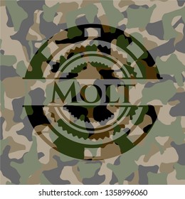 Molt camo emblem