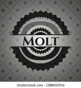 Molt dark emblem. Vector Illustration. Detailed.