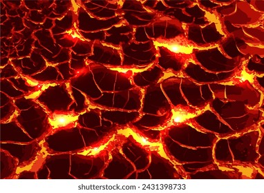 Geschmolzene Lava.Lava.Magma Hintergrund.Lava Hintergrund.Realistische geschmolzene Lava Hintergrund