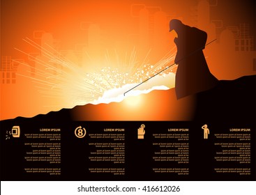 Molten Metal Metal Casting Infographic