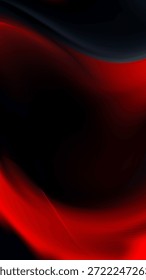 Onda de lava vermelha fundida sobre um fundo preto