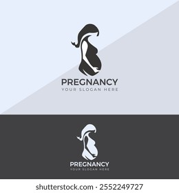 Mom baby care pregnant pregnant logo designs