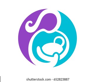 Mom And Baby Logo