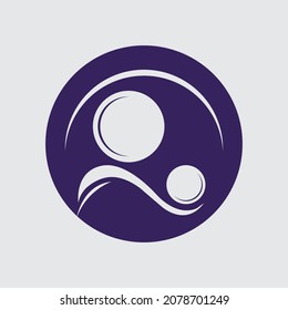 Mom and baby, Motherhood and Childbearing Logo Design Inspiration Vector
