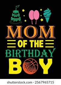 Mom of the birthday boy Design File.