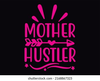 Mom boss  t-shirt design vector file