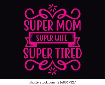 Mom boss  t-shirt design vector file