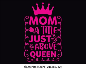 Mom boss  t-shirt design vector file