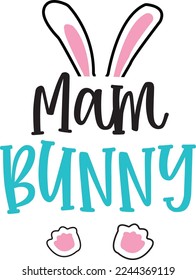Mom Bunny For eps File
