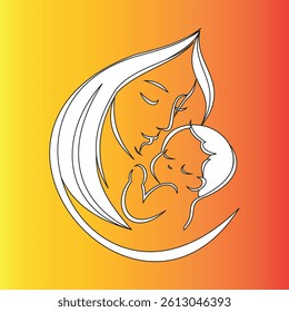 Mom and children's true love