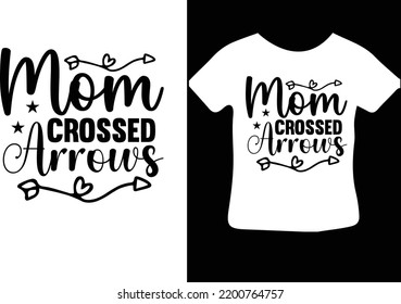  Mom Crossed Arrows svg design