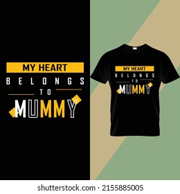 Mom custom typography t-shirt design